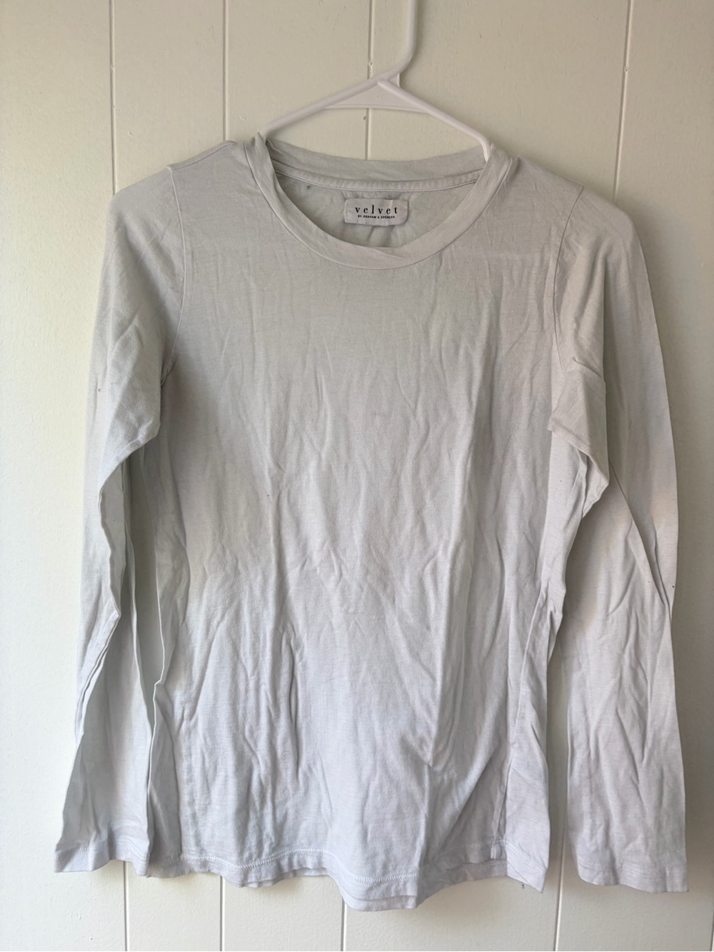 Velvet long sleeve tshirt medium